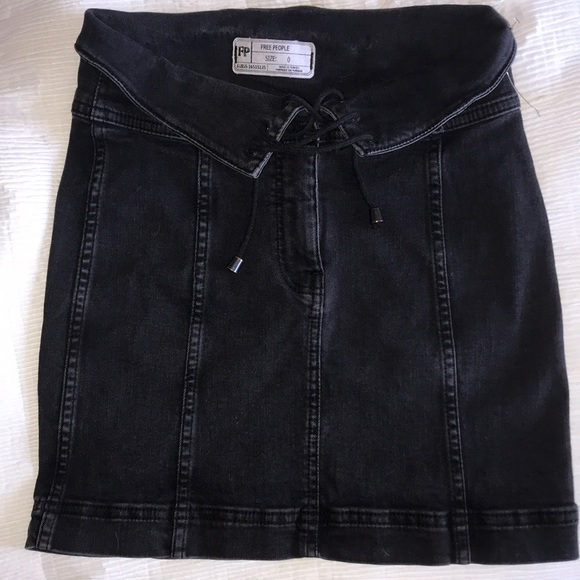 Free People High Waisted Corset Skirt - Picture 1 of 4